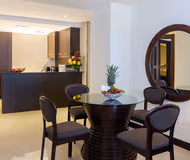 Dining space at Deira City Centre Street Serviced Apartments, Deira