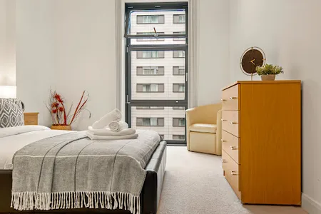 Bedroom at South Quay Serviced Apartments by MySquare
