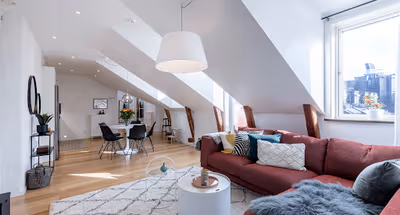 Living space - 3 bed apartment