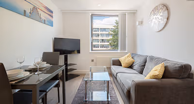 Living area at Crescent Properties