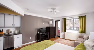 Bedroom at West 19th Street Furnished Apartments, Manhattan