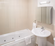 Bathroom at Grattan Street Apartment