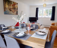 Spacious dining area at Green View