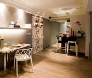 Bright living area at Ye Woo Street Residences Serviced Apartments, Causeway Bay