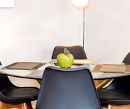 Dining space at Woking apartment