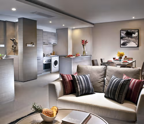living space at Futian apartment
