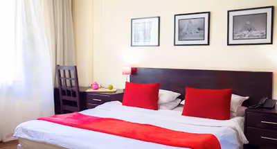 Bedroom at AUC Serviced Apartment