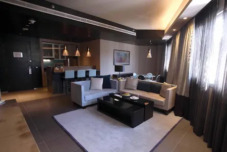 Living area at Abdali Serviced Apartment