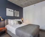 Luxury bedroom at West Lake Street #1803 Serviced Apartment, The Loop