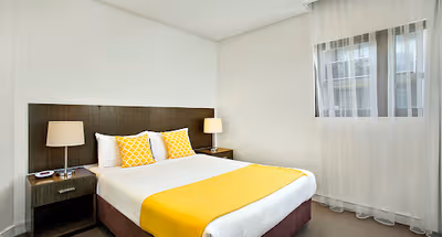 Simplistic living area in Quest Ivanhoe