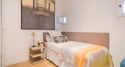 Single bed bedroom at Splendom Housing Lagasca