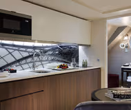 Fully equipped kitchen at La Clef Louvre Serviced Apartment, Louvre