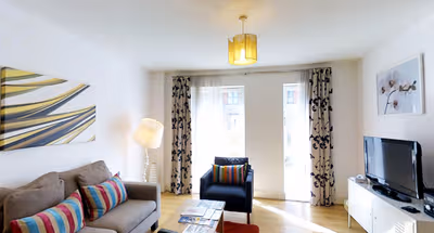 Pepys Court living room