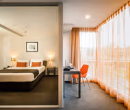 living space at Beaumont Street Serviced Apartment