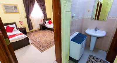 Bedroom at Al hizam road Serviced Apartment