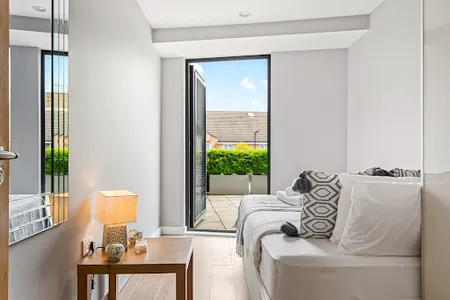 Living room at Hoxton Apartments by Mysquare