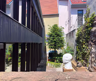 The private garden from the GALLERY SUITE