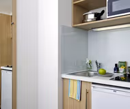 Fully equipped kitchen at Brussels Europe