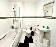Bathroom at Slough Serviced Apartment