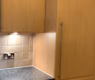 Equipped Kitchen at Two bed flat by the beach No PARTIES NO EVENTS