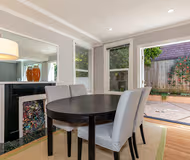 Dining space at Leavenworth St &amp; Francisco St Apartments