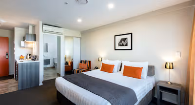 Bedroom at Beaumont Street Serviced Apartment