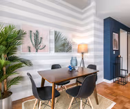 Dining space at Twenty Exchange Apartment #3702