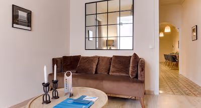 Living area at Rocafort