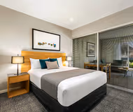 Stunning living area in Quest Brighton on The Bay