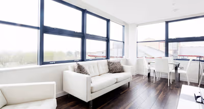 Living space - 2 bed apartment