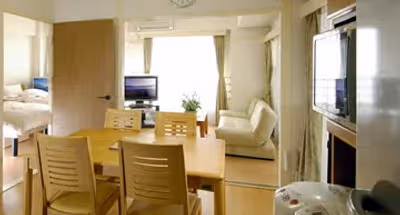 Cosy living area in Kannai Apartments