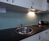 Stunning living area in Napoleon Street Apartment