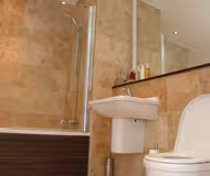 Bathroom at Media City Apartments in Salford Manchester