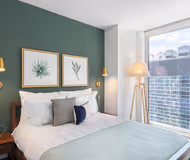Luxury bedroom at W. Randolph Street #2020 Serviced Apartment, The Loop