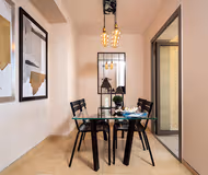 Dining space at Harav Kook Street