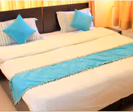 Cosy living area in Emerald City Apartments