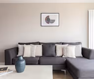 Living room at The Camden Apartment