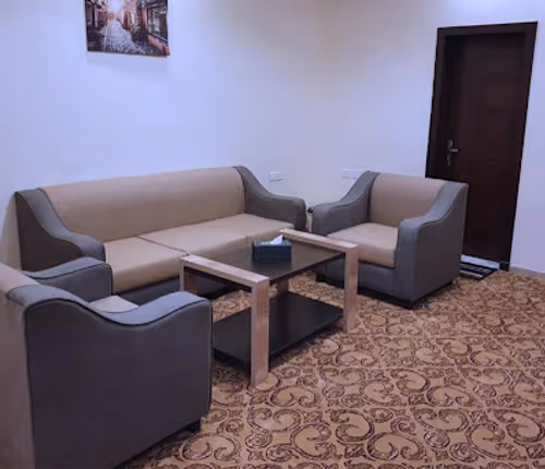 Living room at Hira Road Serviced Apartment