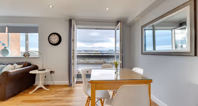 Dining space at Newcastle upon Tyne apartment