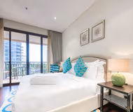 Bedroom at East Crescent Serviced Apartment