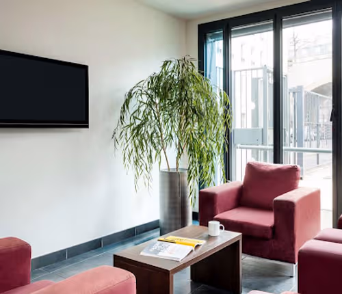 Stunning living area in Serviced Apartment, Bastille