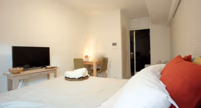 Stunning living area in Azabu-Juban Apartments