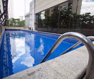 Pool side at Itaim Bibi Suites Sao Paulo