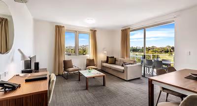 Stunning living area in Quest Toowoomba