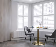 Living area at Earls Court apartment