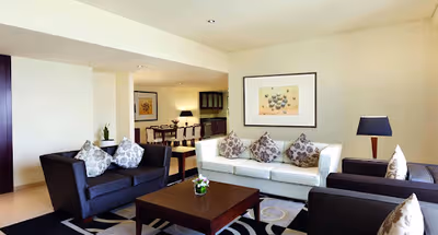 Stunning living area in Bahar Street Serviced Apartments, JBR