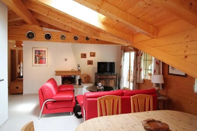 Top Floor Gstaad Velvet Luxury Chalet Next to Cross Country Ski Trail