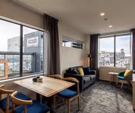 Stunning living area in Quest on Manchester