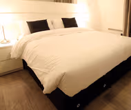 Bedroom at Temple Bar apartment