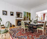 Cosy living area in Rue Scheffer Serviced Apartment, Champs Elysees